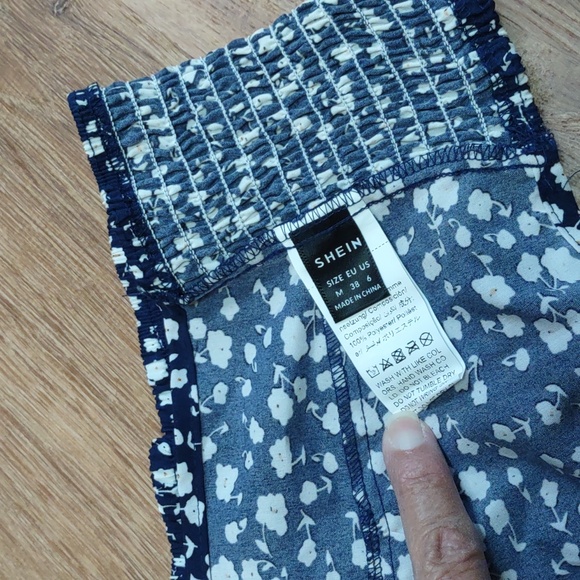 Shein three piece set top, skirt, belt - Picture 9 of 11